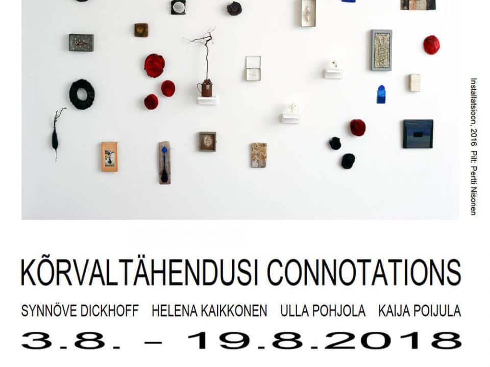 Sivumerkityksiä/Connotations-näyttely Tartossa 2018.